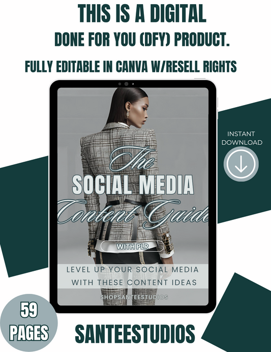 THE SOCIAL MEDIA CONTENT GUIDE